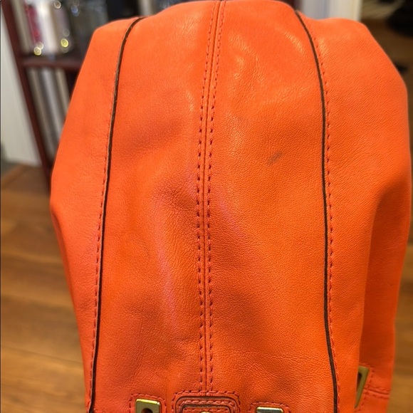 Coach Salmon Leather Bucket Bag - Picture 8 of 14